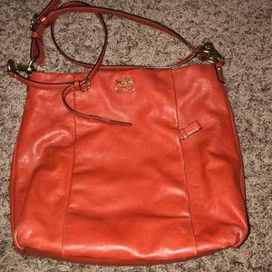 Orange Coach Crossbody
